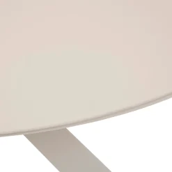 Mesa ORYON redonda argile de aluminio