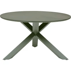 Mesa ORYON redonda laurier de aluminio