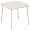Mesa PHUKET metálica beige