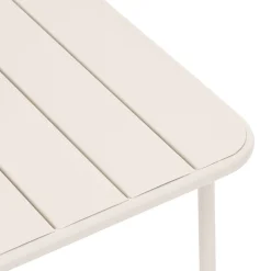 Mesa PHUKET metálica beige