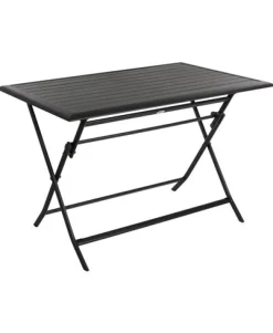 Mesa plegable AZUA gris grafito