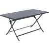 Mesa plegable AZUA gris grafito