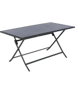 Mesa plegable AZUA gris grafito