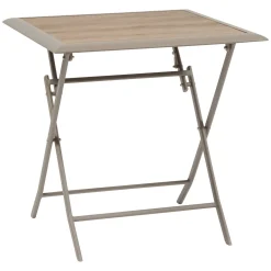 Mesa plegable AZUA truffe/café