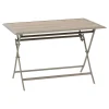 Mesa plegable AZUA truffe/café