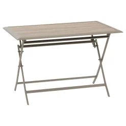 Mesa plegable AZUA truffe/café