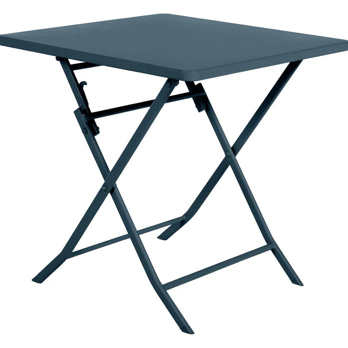Mesa plegable cuadrada GREENSBORO azul oscuro