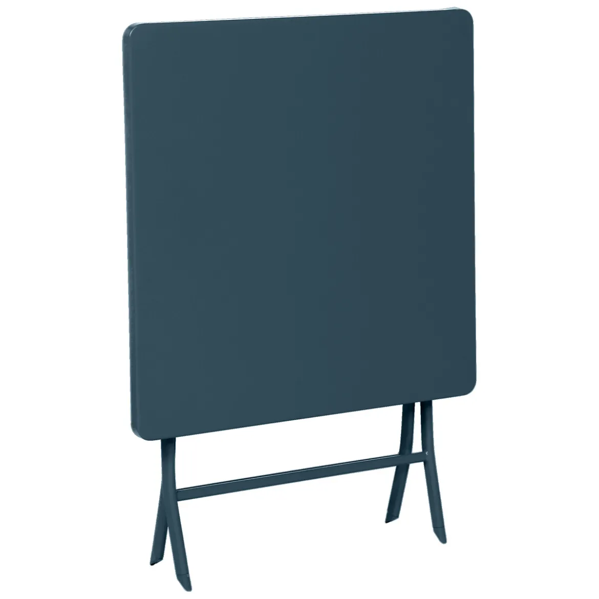 Mesa plegable cuadrada GREENSBORO azul oscuro
