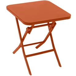 Mesa plegable GREENSBORO cuadrada ámbar