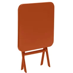 Mesa plegable GREENSBORO cuadrada ámbar