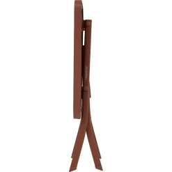 Mesa plegable GREENSBORO cuadrada acajou
