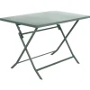 Mesa plegable GREENSBORO rectangular verde oliva