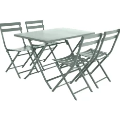 Mesa plegable GREENSBORO rectangular verde oliva