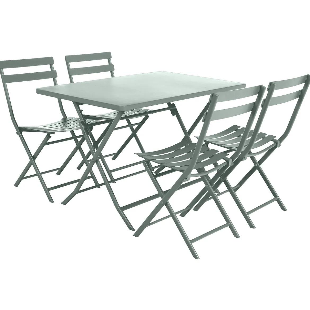 Mesa plegable GREENSBORO rectangular verde oliva