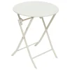 Mesa plegable GREENSBORO redonda argile