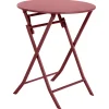 Mesa plegable redonda GREENSBORO grosella