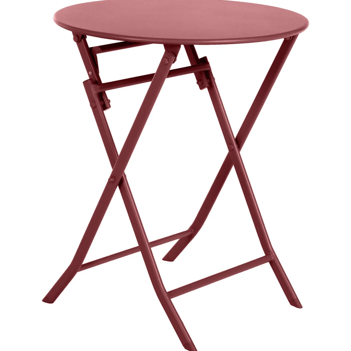 Mesa plegable redonda GREENSBORO grosella