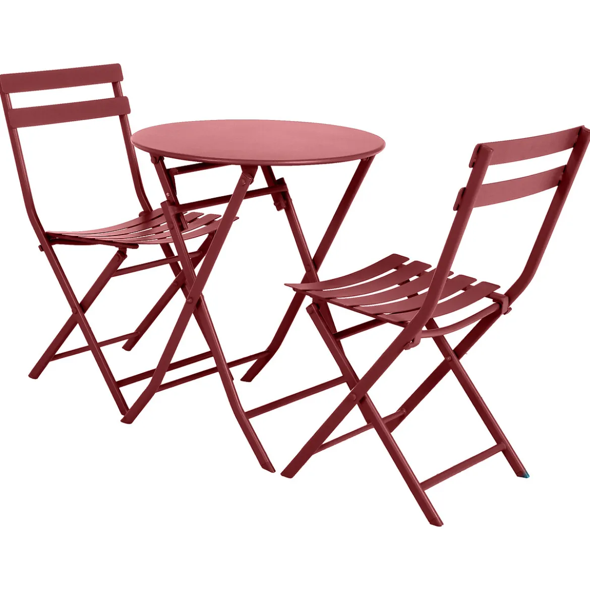 Mesa plegable redonda GREENSBORO grosella