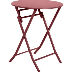 Mesa plegable redonda GREENSBORO grosella