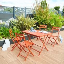 Mesa rectangular plegable 4 personas GREENSBORO