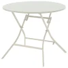 Mesa redonda plegable GREENSBORO cruda