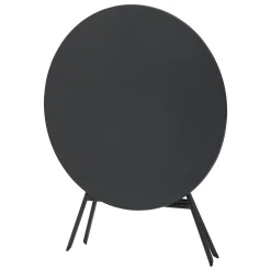 Mesa redonda plegable 4 plazas GREENSBORO gris
