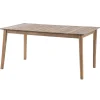 Mesa TIWI marrón de madera acacia 6 personas