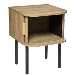 Mesita De Noche Beige Colva