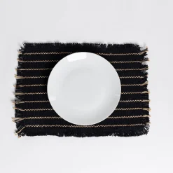 Mnatel individual negro 30x45cm