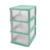 Modulo con 3 cajones verde