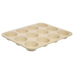 Molde HARMONY para 12 magdalenas beige