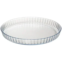 Molde P/Tartas De Vidrio C/Tapa 30Cm