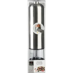 Molinillo De Pimienta Eléctrico Inox/Led