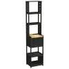 Mueble alto con 1 puerta CANCUN negro
