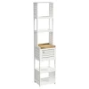 Mueble alto wc con 1 puerta RIO blanco