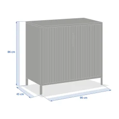 Mueble auxiliar de exterior IRONIA argile lin