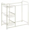 Mueble auxiliar para ropa sucia blanco