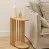 Mueble auxiliar SLAT beige 49,5x26x56cm