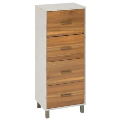 Mueble con 4 cajones COME marrón