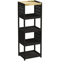 Mueble con 5 niveles CANCUN negro