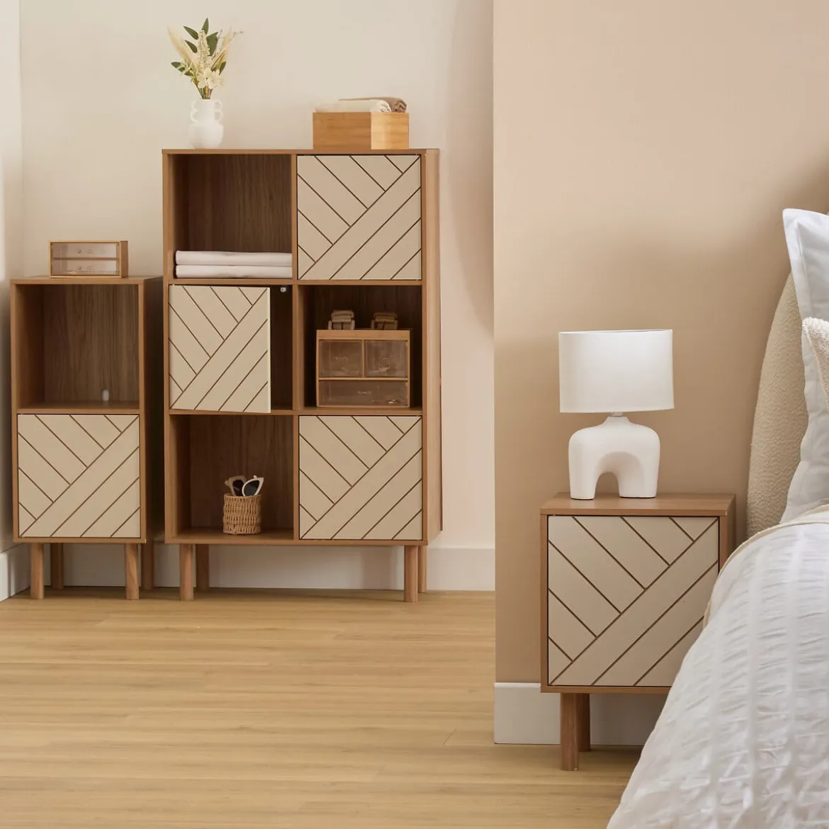 Mueble de almacenaje con 6 baldas