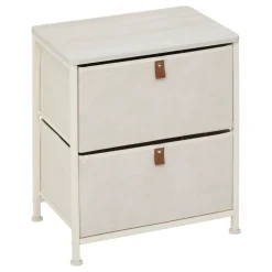 Mueble de almacenaje TISSA beige con dos cajones