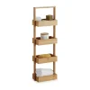Mueble De Bambú 4 Estantes 28x15x88Cm