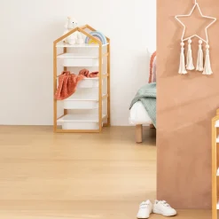 Mueble de organización BAKO 5 niveles y 4 cestas