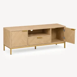Mueble de tv CHEVRON beige de mdf