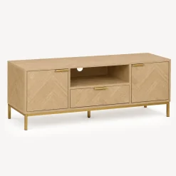 Mueble de tv CHEVRON beige de mdf