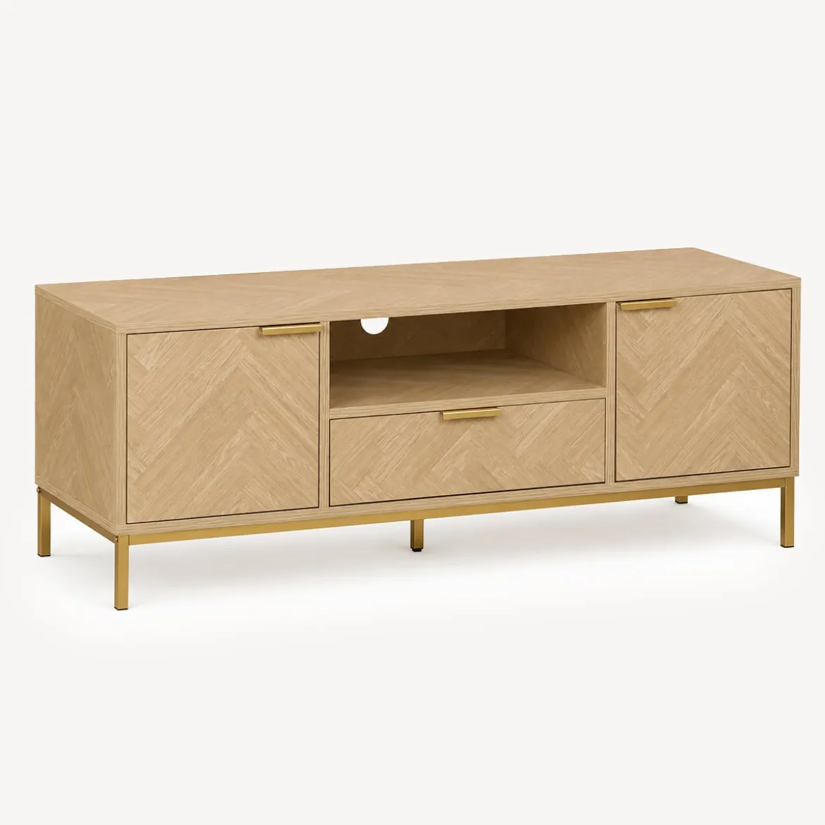 Mueble de tv CHEVRON beige de mdf