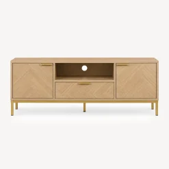 Mueble de tv CHEVRON beige de mdf