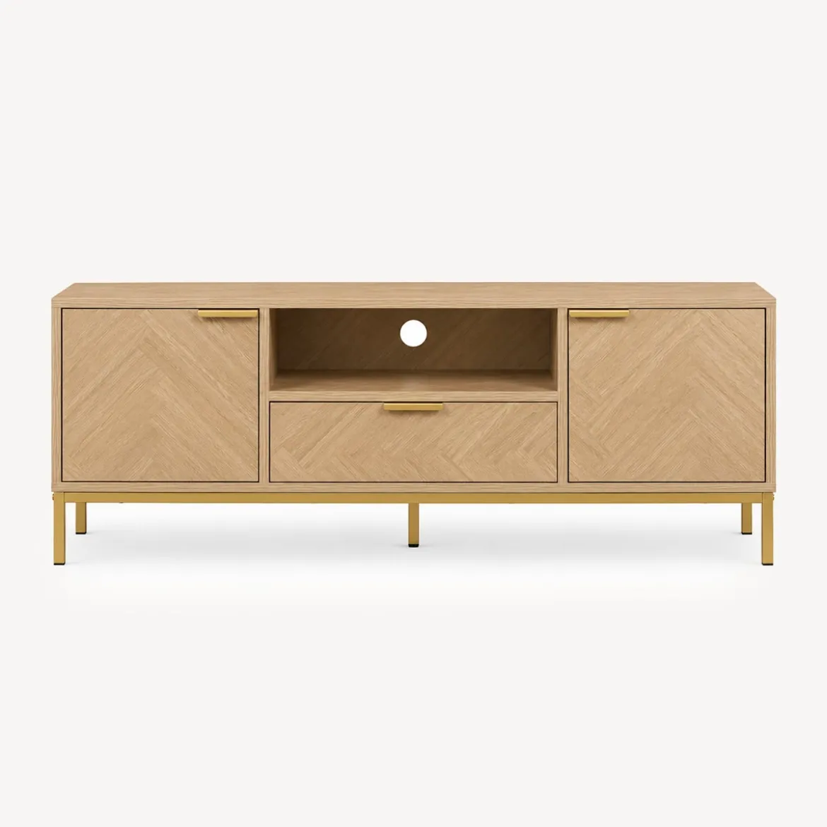 Mueble de tv CHEVRON beige de mdf