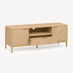 Mueble de tv CHEVRON beige de mdf